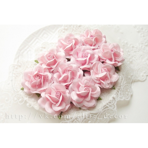 Роза 5см - нежно-розовая
