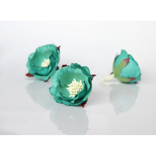 Полиантовая роза - Изумрудно-зеленый 4.5-5 см