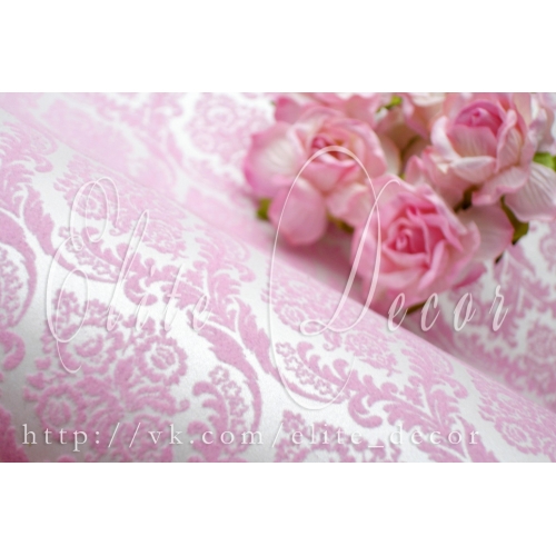 Дизайнерская бумага А4 с бархатным розовым покрытием 