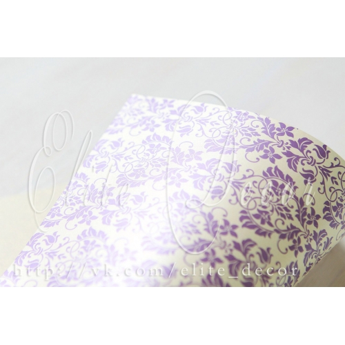Дизайнерская бумага А4 перламутровая  "Graceful lavender"